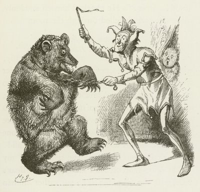 Lewis Carrollin kuvitus Sylvielle ja Brunolle tekijältä Harry Furniss