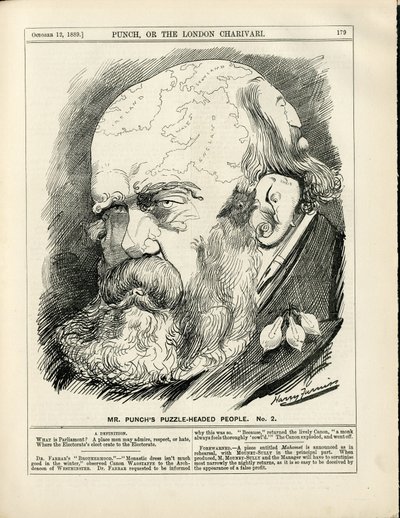 Kuva Harry Furnissista (1854-1925) Punchissa tekijältä Harry Furniss