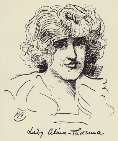 Lady Alma Tadema tekijältä Harry Furniss