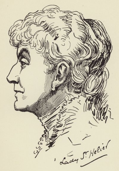Lady St Helier tekijältä Harry Furniss