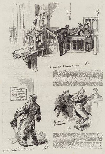 Elämä parlamentissa, muukalaiset talossa tekijältä Harry Furniss