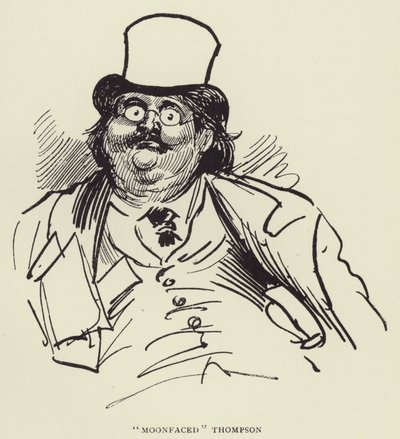 Kuunaamainen Thompson tekijältä Harry Furniss