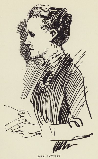 Rouva Fawcett tekijältä Harry Furniss