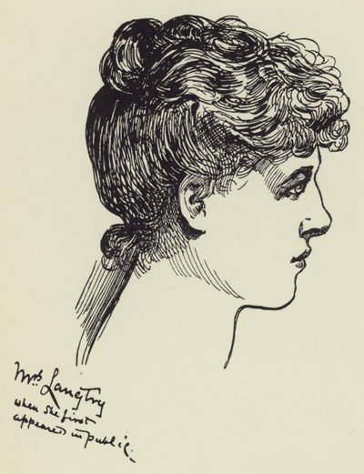 Rouva Langtry tekijältä Harry Furniss