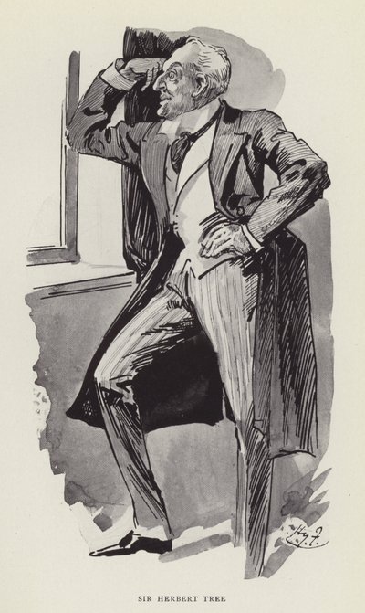 Sir Herbert Tree tekijältä Harry Furniss