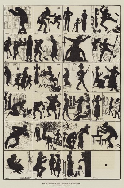Kuusi varjopeliä tekijältä Harry Furniss