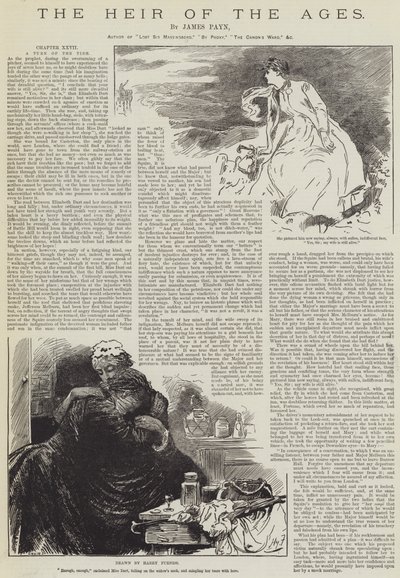 Aikojen perillinen, kirjoittanut James Payn tekijältä Harry Furniss