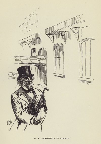 W E Gladstone Albanyssa tekijältä Harry Furniss