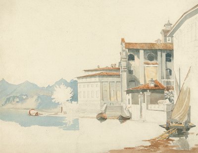 Italian järven rannalla tekijältä Harry John Johnson