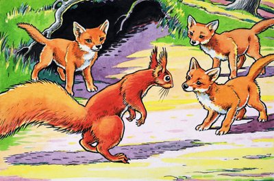 Pikku punainen orava tekijältä Harry M. Pettit