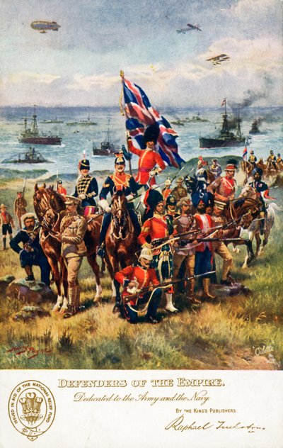Imperiumin puolustajat, omistettu armeijalle ja laivastolle (värilitho) tekijältä Harry Payne