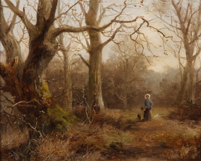 Metsäkohtaus, 1892 tekijältä Harry William Adams