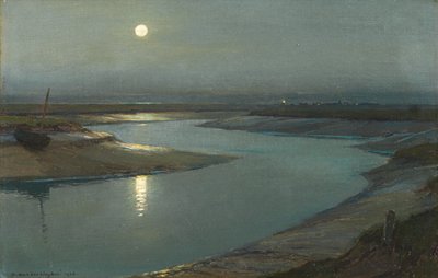 Coastwise Lights, n. 1923 (öljy kankaalle) tekijältä Harry van der Weyden