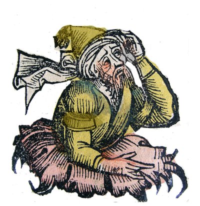 Muotokuva Parmenides Eleanorin (Kreikka Parmenides) Kreikka presokraattinen filosofi. Hartmann Schedelin "" Nürnbergin kronikat" ksylografia tekijältä Hartmann Schedel