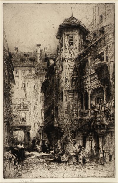 Cour de Corbeau, Strassburg tekijältä Hedley Fitton