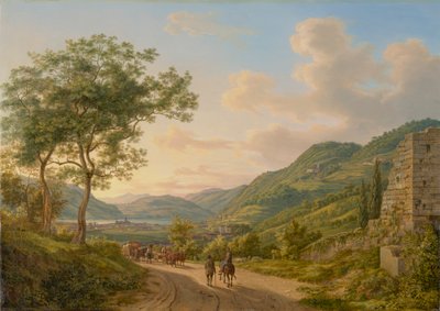 Alue Lago di Comon varrella tekijältä Heinrich Adam