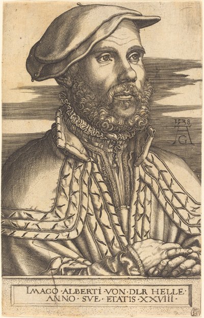 Albert van der Helle, 1538. tekijältä Heinrich Aldegrever