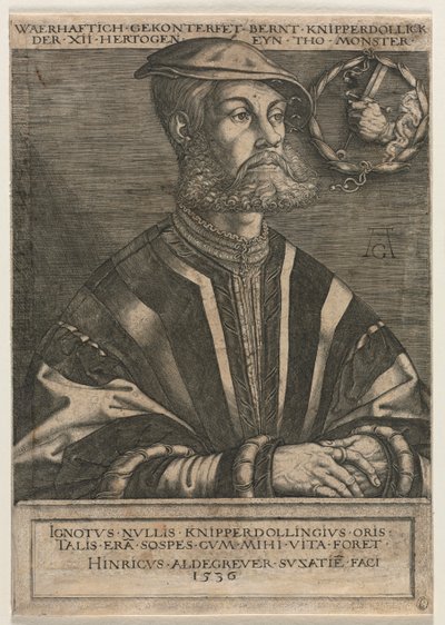 Bernt Knipperdolling, 1536. tekijältä Heinrich Aldegrever