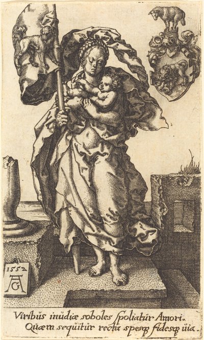 Myötätunto, 1552. tekijältä Heinrich Aldegrever