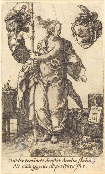 Ahkeruus, 1552. tekijältä Heinrich Aldegrever
