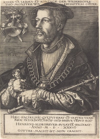 Jan van Leyden tekijältä Heinrich Aldegrever
