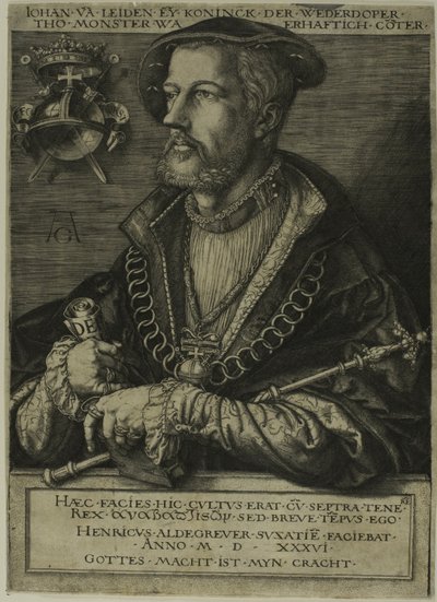 Jan van Leyden tekijältä Heinrich Aldegrever
