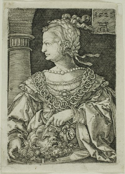 Judith Holofernesin pään kanssa tekijältä Heinrich Aldegrever