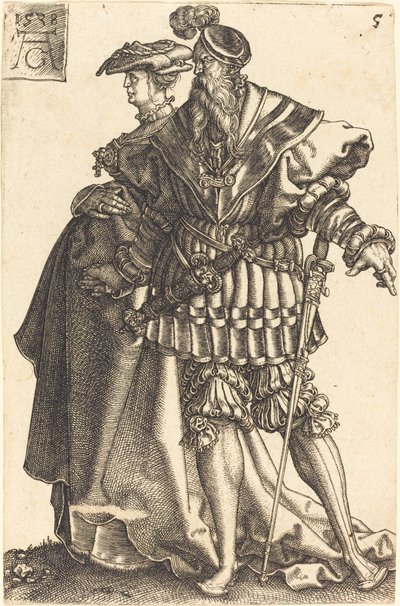 Suuret häätanssijat, 1538. tekijältä Heinrich Aldegrever