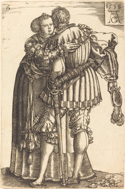 Suuret häätanssijat, 1538. tekijältä Heinrich Aldegrever