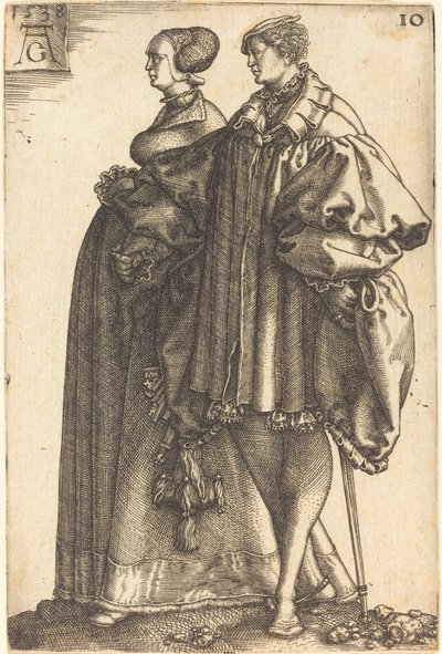 Suuret häätanssijat, 1538. tekijältä Heinrich Aldegrever