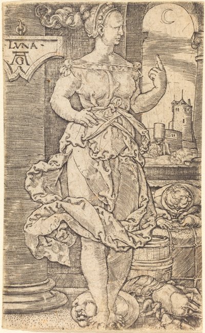 Luna. tekijältä Heinrich Aldegrever