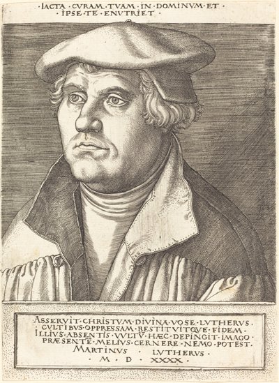 Martti Luther. tekijältä Heinrich Aldegrever