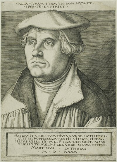 Martti Luther tekijältä Heinrich Aldegrever