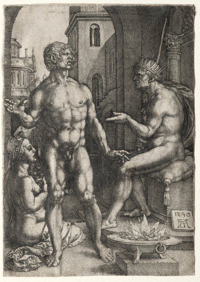 Mucius Saevola, 1530 tekijältä Heinrich Aldegrever