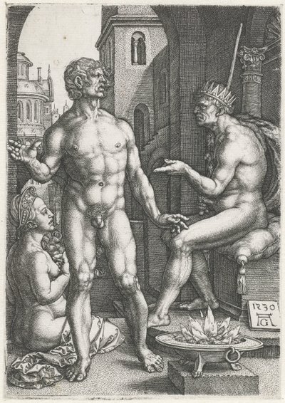 Mucius Scaevola tekijältä Heinrich Aldegrever