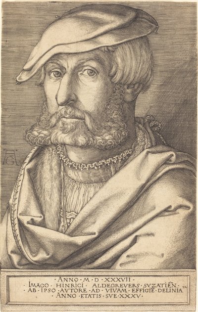 Omakuva tekijältä Heinrich Aldegrever