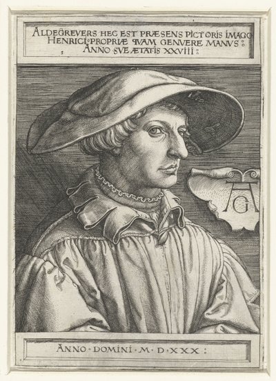 Omakuva tekijältä Heinrich Aldegrever