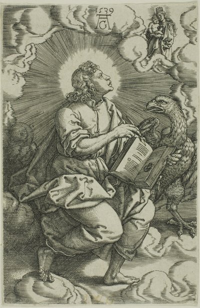 St. John, neljästä evankelistasta tekijältä Heinrich Aldegrever