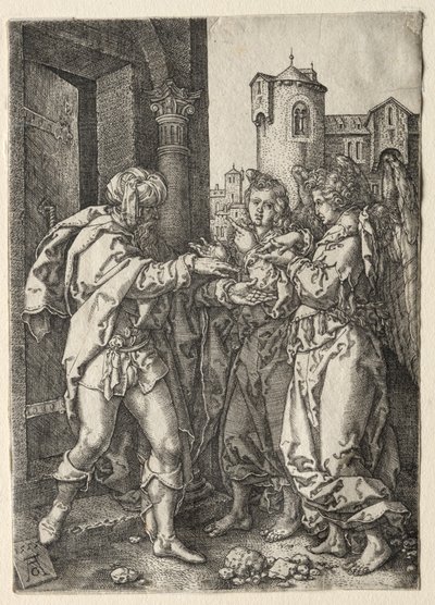 Lotin tarina, 1555. tekijältä Heinrich Aldegrever