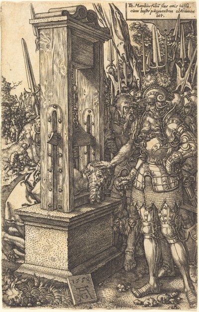 Titus Manlius mestaa poikansa tekijältä Heinrich Aldegrever