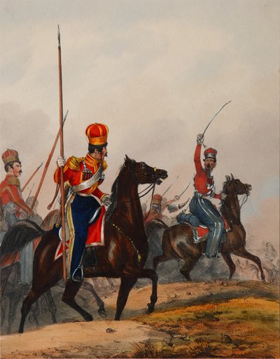 Krimin tatarien henkivartiolentue, 1840-luku tekijältä Heinrich Ambros Eckert