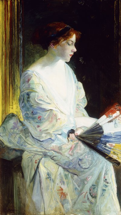 Eksoottinen nainen, 1911 tekijältä Heinrich Augustus Schwabe