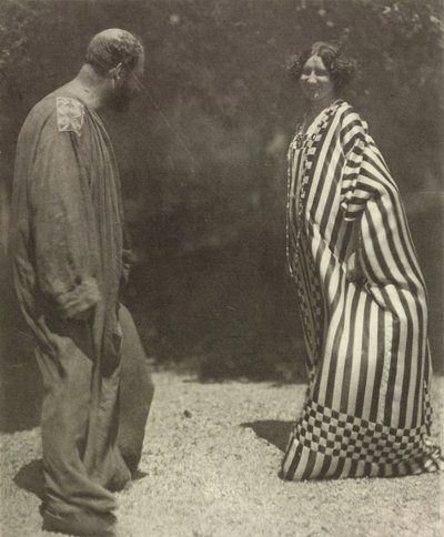 Gustav Klimt ja Emilie Flöge, n. 1909. tekijältä Heinrich Böhler