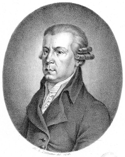 Kuvattu henkilö: Johann Georg Albrechtsberger tekijältä Heinrich Eduard Winter