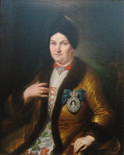 Natalja Demjanovna Razumovskaja, 1746 tekijältä Heinrich Gottlieb Häuser