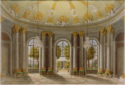 Sanssoucin palatsin marmorisali tekijältä Heinrich Hintze