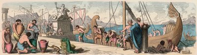 Muinainen Kreikka: Kauppa meritse tekijältä Heinrich Leutemann