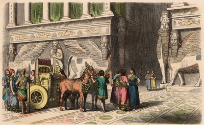 Assyria: Palace-Portal tekijältä Heinrich Leutemann