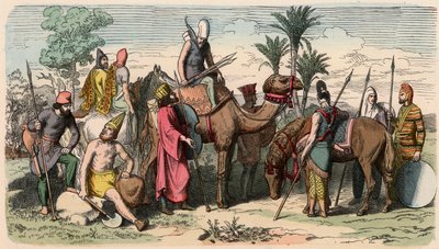 Old Orient / persialaiset: Persian armeijan mekko tekijältä Heinrich Leutemann