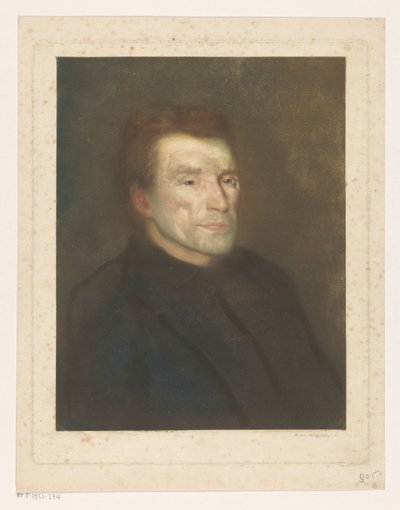 Tuntemattoman miehen muotokuva tekijältä Heinrich M. Krabbé (signed by artist)
